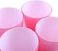 Royalford Acrylic Plain Shape Glass 4 Piece Set, Pink