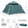 HEXAR&reg; Camping Tent 6 Person Automatic Instant Pop-Up Tent Lightweight Portable Tent Outdoor Camping Waterproof Windproof Camping Tent Removable Cover and Mesh Windows 2 Doors with Carry Bag