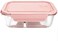 Aiwanto 2 Compartment Lunch Box Tiffin Box Food Storage Container Microwavable 1000ML Capacity Lunch Storage (Pink, 2-Compartment)