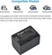 DMK Power NP-FH70 7.2V / 1800mAh Rechargeable Replacement Battery and TC600E Battery Charger Compatible with Sony Cameras