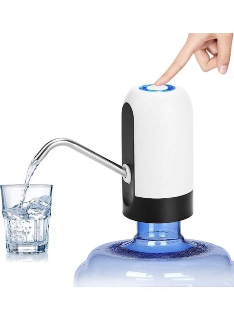 Generic Portable USB Charging Electric Pumping Automatic Water Dispenser White 7x12x7cm