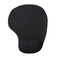 Generic-Mouse Pad Comfortable Mouse Mat Silica Gel with Wrist Rest Support for PC Laptop(Black)