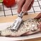 Fish Scaler Brush,Fish Scaler Remover with Stainless Steel Sawtooth Easily Remove Fish Scales-Cleaning Brush Scraper