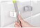 Generic 3Pcs Non Punch Adhesive Wall Mounted Mop Holder Storage Broom Hanger Clip Seamless Mop Hook Bathroom Home Kitchen Organizer