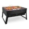 Campmate CM-8038 Portable Charcoal Barbecue Grill 36x28cm Black