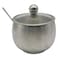 TG007 Stainless Steel Sugar Dish Bowl Silver