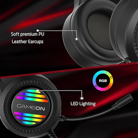 GOT100 GAMEON GOT100 Ravenstrike RGB Gaming Headset Black