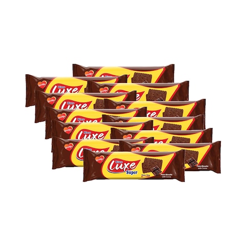 BiscoMisr Luxe Biscuits With Cocoa  - 12 Pieces