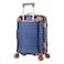 Hard Case Travel Bags Makrolon Polycarbonate Gold Jetstream Aluminum Frame Luggage Zipper Less Suitcase Extra Corner Protection Double Tsa Lock E9R1 Carry On 20 inch Blue Moon