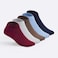 Solo Baby Boy Plain Socks - 0-6 Month - 5 Pairs - Assorted Colors + 5 Pairs Free