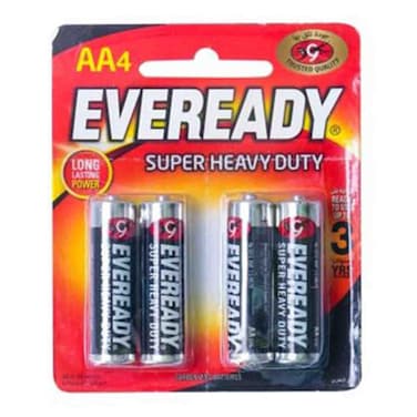 Eveready 12X4 Aa Black