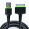 Budi DC150i412BS 30-Pin to USB Charge/Sync Cable