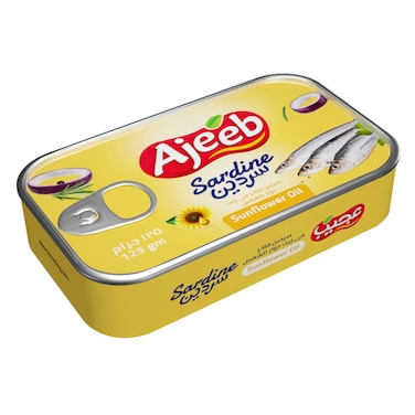 Ajeeb Sardine in Sunflower Oil 125g