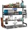 Generic Dish Drying Rack Over The Sink (2-Tier) -Adjustable Large Dish Rack Drainer For Kitchen Organization/Storage, Space Saver Shelf/Holder, 85Cm, Black