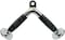Max Strength Barbel Machine Cable Attachment Pro Grip Revolving Non Slip Handle Bar Pro Grip Revolving Pull Down Lat Bar-Silver, For Bicep Tricep