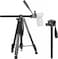 COOPIC T900 Video Camera Tripod, Aluminum Alloy Travel Portable 2 in 1 Monopod Tripod with Rotatable Center Column Max Height 178CM with Maximum Load up to 5KG