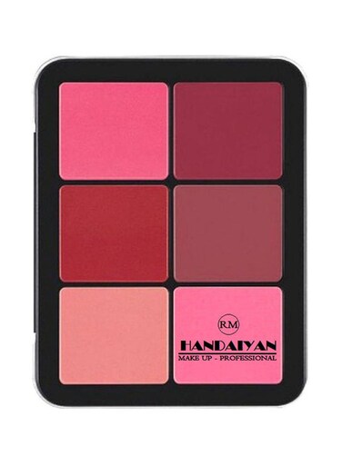 Handaiyan 12-Shade Cream Blush Palette, Multicolour