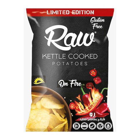 Raw On Fire Kettle Cooked Potatoes - 30 gm