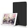 Ntech iPad 7Th/8Th Generation 10.2 Inch, Ultra Slim Lightweight Trifold Stand Smart Auto Sleep/Wake Cover, Soft TPU Silicone Back Case For iPad 10.2 2019/2020, Black