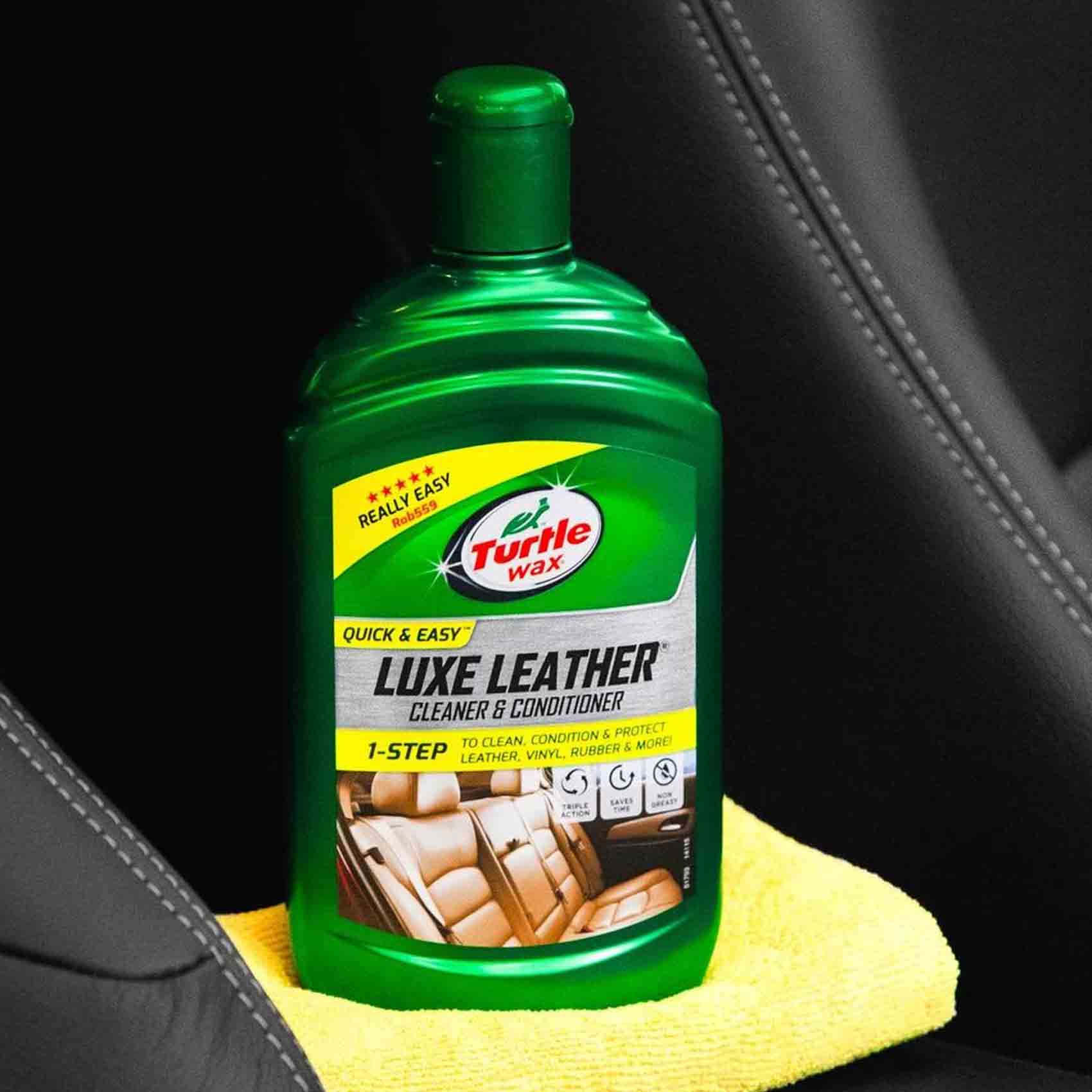 Turtle Wax Luxe Leather Cleaner And Conditioner Clear 500ml