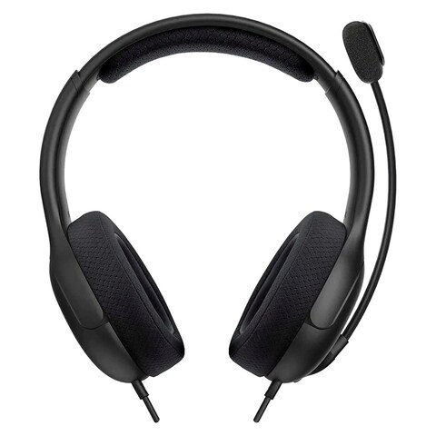 PDP LVL 40 Wired Over-Ear Stereo Gaming Headset With Mic Black