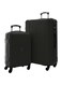 2-Pieces Hardside Travel Trolley Luggage Set Grey 20/28 New