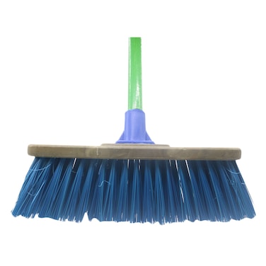 Plastic Medium Broom + Handle (Assorted)