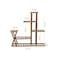 LINGWEI Flower Plant Stand Shelf Bamboo Pot Display Stand Rack Plant Stand Flower Racks Plant Shelf Wooden Stand Flower Shelf Style-1