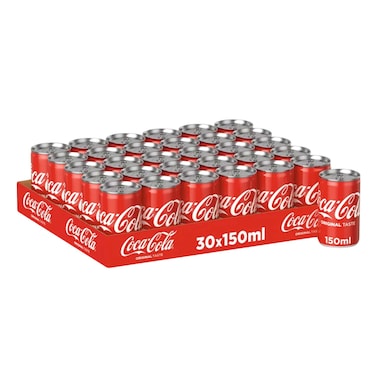 Coca Cola Soft Drink Regular 150ml x Pack of 30