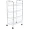Feelings 4 Layers Stainless Steel Kitchen Vegetable Trolley Silver 51x75x28.5cm