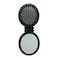 Jean Louis David Hair Detangling Travel Brush Black