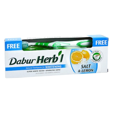 Dabur Herbal Tooth Paste Salt&amp;Lemon150G