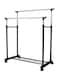 2-Level Clothes Rack Silver/Black 1kg