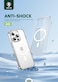 Green Lion 360&deg; Anti-Shock Creative Magnetic Case, Impact Protection, Anti-Scratch, Transparent, Compatible With iPhone 14 Pro Max (6.7")