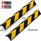 RACO Reflective Wall Corner Guard with Yellow Strips   Corner Protector for Garage Parking