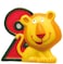 Party Time Animal Candle Number 2 Birthday Candle Kids Birthday Cake Decoration - Number Candle For Safari Theme Birthday Candle Cake Topper