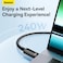 Baseus 240W PD 3.1 5A QC 4.0 Fast Charging USB C to USB C Cable, Zinc Alloy Nylon Braided Type C to Type C Data Cable for iPhone 15 Series, Samsung S24/S23 Note 10 iPad Pro MacBook Pro Pixel 1M-Black