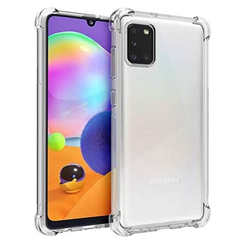 Protective Soft Transparent Silicone Case Cover For Samsung A31