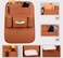 Generic Brown Car Seat Storage Bag Hanging Bags Car Seat Back Organizer Multi Pocket Travel Storage Bag Baby Kids