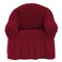 Fabienne Turkish Stretchable Sofa Cover One Seater Claret Red Free Size