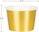 Creative Converting Foil Treat Cups 8-Pieces- Gold
