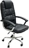 Karnak Boss Executive Office Chair Steel Structure, PU Leather 360 Swivel Desk Gaming Chair High Back &amp; Adjustable Height Computer Table Chair, Soft Foam Gaming Study Chair Lumbar Support, Kc61