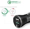 Spigen F27QC Quick Charge 3.0 Dual output USB Smart Car Charger QC 3.0 Smart 5V / 2.4A