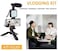 Dr.Grizzly Smartphone Vlogging Kit Video Shooting Photography Suit With Microphone Led Fill Light Mini Tripod