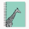 نوت بوك بتصميم زرافة من لاود يونيفرس مع ورق عالي الجودة بحجم A5