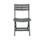 Esqube Folding Chair, Patio And Outdoor Beach Chair, Grey - Pack Of 3