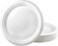 Lavish [ 10 Piece ] 10-Inch Compostable Heavy-Duty Eco-Friendly Disposable Sugarcane Biodegradable White Paper Plates