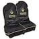 Car Seat Cover Extra Protection For Seat Car Seat Dust Dirt Protection Cover 2/pcs Set Universal, RENAULT Logo Black