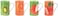 Royalford Fruit Decal Mug, Assorted Color, 300 ml, Rf2918-Fb