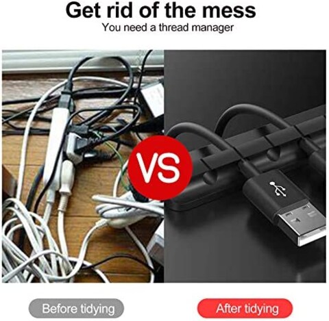 كورالبلو كابل منظم لسلطة الطاقة USB TV PC Home and Office Pack 3